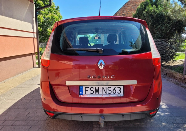 Renault Scenic cena 8900 przebieg: 220111, rok produkcji 2010 z Sława małe 46